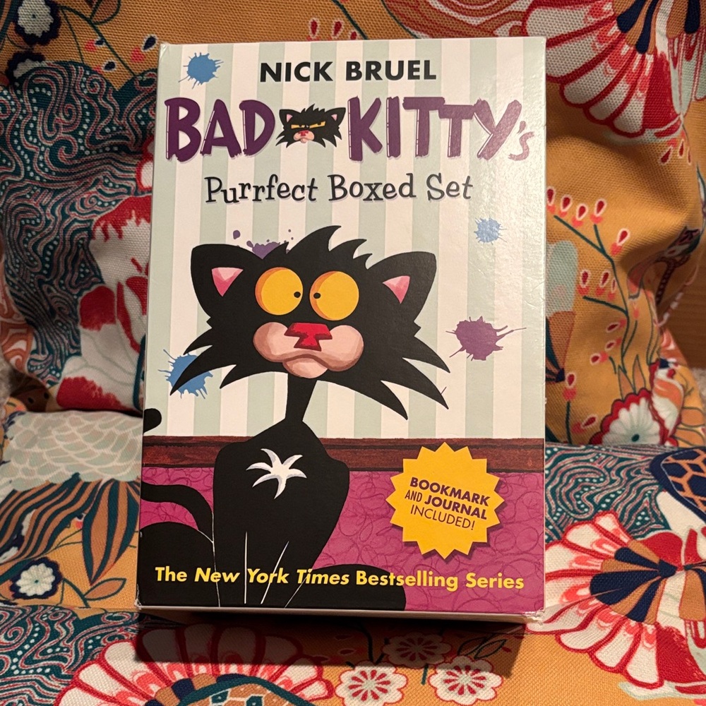 Bad Kitty Purrfect Boxed Set by Nick Bruel Children's Book Collection
